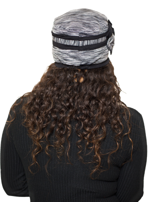 Fleece Spandex One Side Flower Patch Headwear For Women