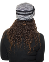 Fleece Spandex One Side Flower Patch Headwear For Women