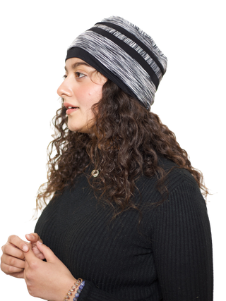 Fleece Spandex One Side Flower Patch Headwear For Women