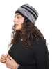 Fleece Spandex One Side Flower Patch Headwear For Women