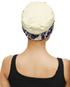 Beautifull  Bamboo Viscose Beanies Cap With Printed Front Rose Flower Band