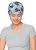 Trendy Printed Bamboo Viscose Headwrap With Gathered Band
