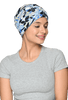 Trendy Printed Bamboo Viscose Headwrap With Gathered Band
