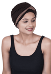 Beautiful Bamboo Viscose Solid Cap With Twisted Double Layered Band