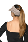 Bamboo Viscose Sports Sun Visor Headband For Women's