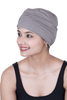 Bamboo Viscose Women Both Side Pleats Sleep Cap For Chemo Hair Loss