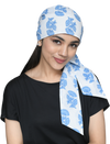 The Headscarves Beautiful Printed Cotton Headwrap With Long Tails For Chemo Women