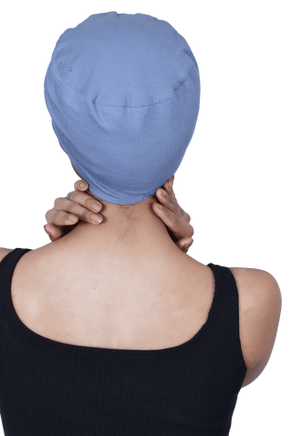 Bamboo Viscose Women Both Side Pleats Sleep Cap For Chemo Hair Loss
