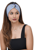 The Headscarves Bamboo Viscose Woman  Fashionable Rhine Stone Brooch Hair Band