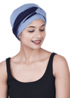 Beautiful Bamboo Viscose Solid Cap With Twisted Double Layered Band