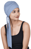 Women's Bamboo Viscose Pleated Beanie With Tails Turban  Headwear