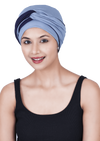 Beautiful Bamboo Viscose Solid Cap With Twisted Double Layered Band