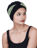 Beautiful Bamboo Viscose Solid Cap With Twisted Double Layered Band