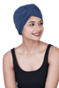 Bamboo Viscose Women Both Side Pleats Sleep Cap For Chemo Hair Loss