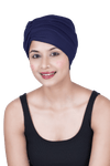 Bamboo Viscose Women Both Side Pleats Sleep Cap For Chemo Hair Loss