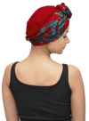 Beautifull  Bamboo Viscose Beanies Cap With Printed Front Rose Flower Band