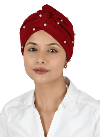 Pearl Beanies Turban For Women