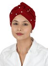 Pearl Beanies Turban For Women