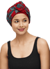 Beautifull  Bamboo Viscose Beanies Cap With Printed Front Rose Flower Band