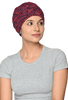 Trendy Printed Bamboo Viscose Headwrap With Gathered Band