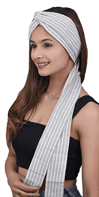 The Headscarves Cotton Linen Front Twisted Band With Tails For Headwear Headband (SS282)