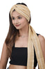 The Headscarves Cotton Linen Front Twisted Band With Tails For Headwear Headband (SS282)
