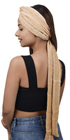 The Headscarves Cotton Linen Front Twisted Band With Tails For Headwear Headband (SS282)