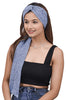The Headscarves Cotton Linen Front Twisted Band With Tails For Headwear Headband (SS282)