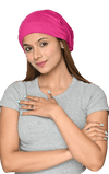 Bamboo Viscose Slouchy Satin Lined Headwear For Women's