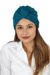 Beautiful Solid Front Rose Beanies Cap For Women's Girls