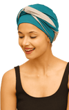 Beautiful Bamboo Viscose Solid Cap With Twisted Double Layered Band