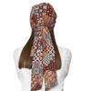 Beautiful Cotton Printed Long Tail Headwrap For Women's Blue