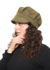 The Headscarves Woolen Fashionable Visor Cap for Women's Headwear