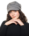 The Headscarves Woolen Fashionable Visor Cap for Women's Headwear