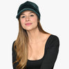 Velvet Fashionable Visor Cap For Women's Headwear