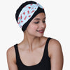 Bamboo Viscose Cap With Beautiful 2 Printed Cotton Gathered Band