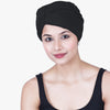 Bamboo Viscose Women Both Side Pleats Sleep Cap For Chemo Hair Loss