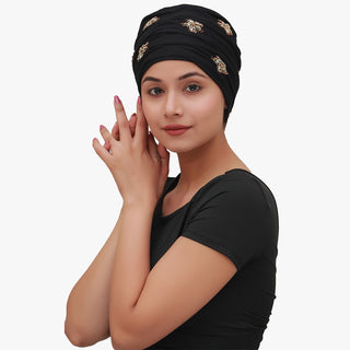 Cappellino In Velluto Donna - Bandana Per Capelli, Turbante Chemioterapia, Copricapo Unica Misura