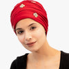 Diamond Embroidered Ultra-Modern Turbans For Women