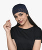 The Headscarves Women's Bamboo Solid Hijab Cap with Rhine Stones Design
