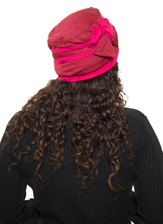 Fleece Spandex One Side Flower Patch Headwear For Women