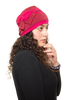 Fleece Spandex One Side Flower Patch Headwear For Women
