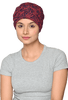 Trendy Printed Bamboo Viscose Headwrap With Gathered Band