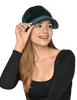 Velvet Fashionable Visor Cap For Women's Headwear