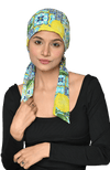 The Headscarves Multicolor Cotton Printed Long Tails For Women's Headwrap Chemo Hair Loss (SS400_Multicolor)